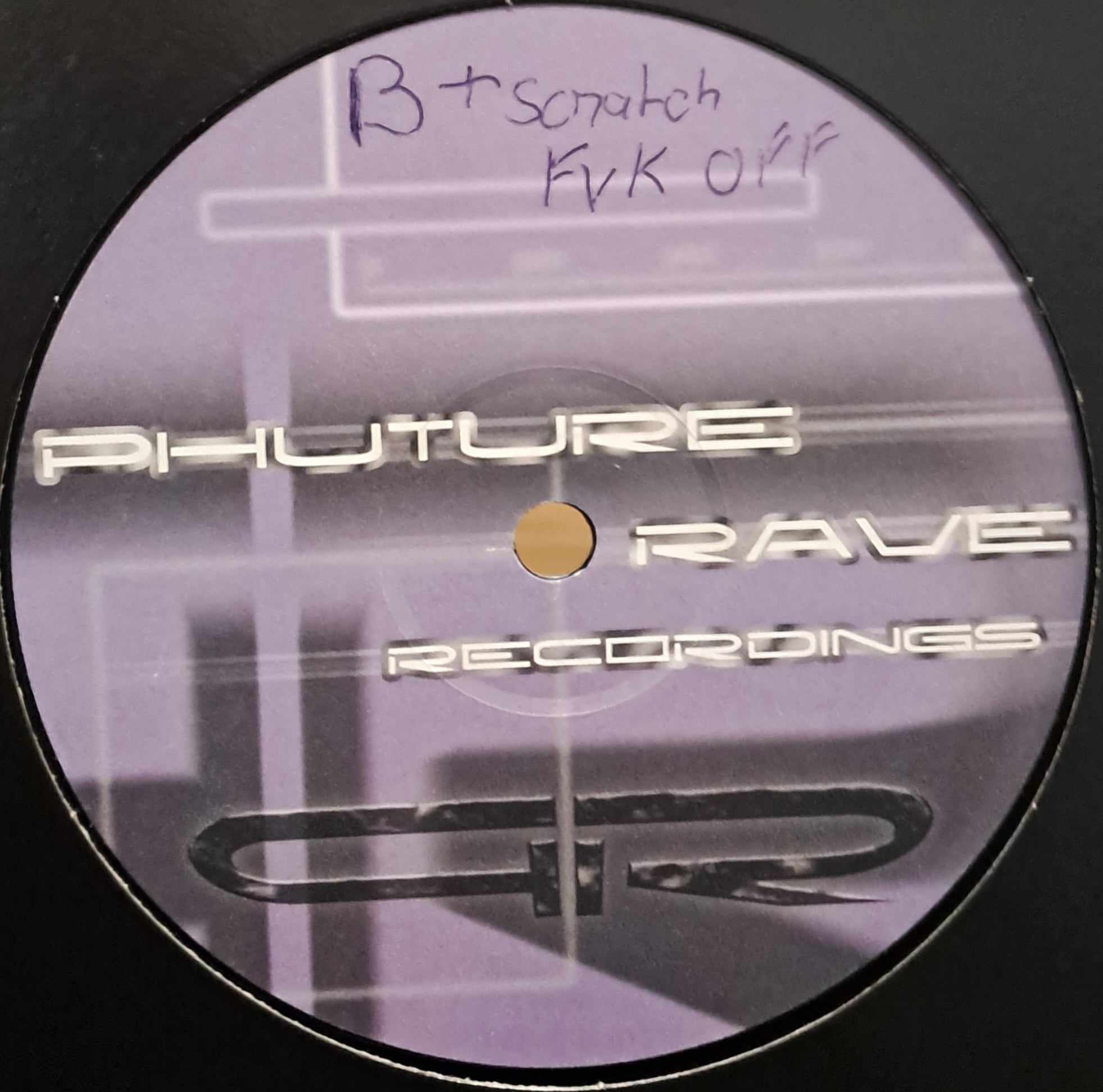 Phuture Rave Recordings 666 - vinyle gabber